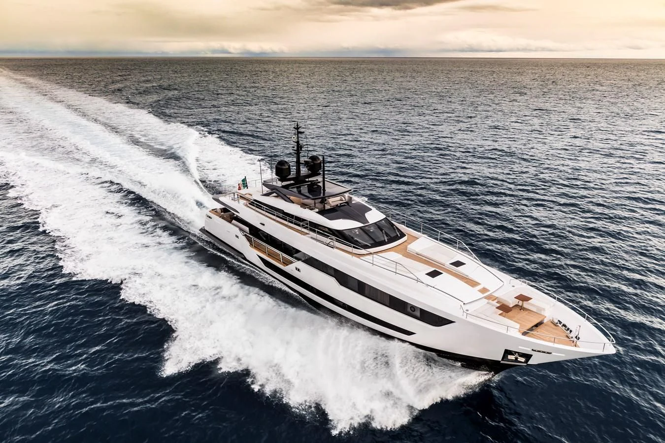 a boat on the water aboard NEVER BLUE Yacht for Sale