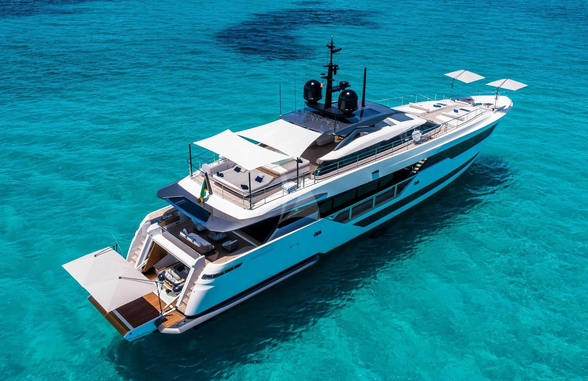 a ship in the water aboard NEVER BLUE Yacht for Sale