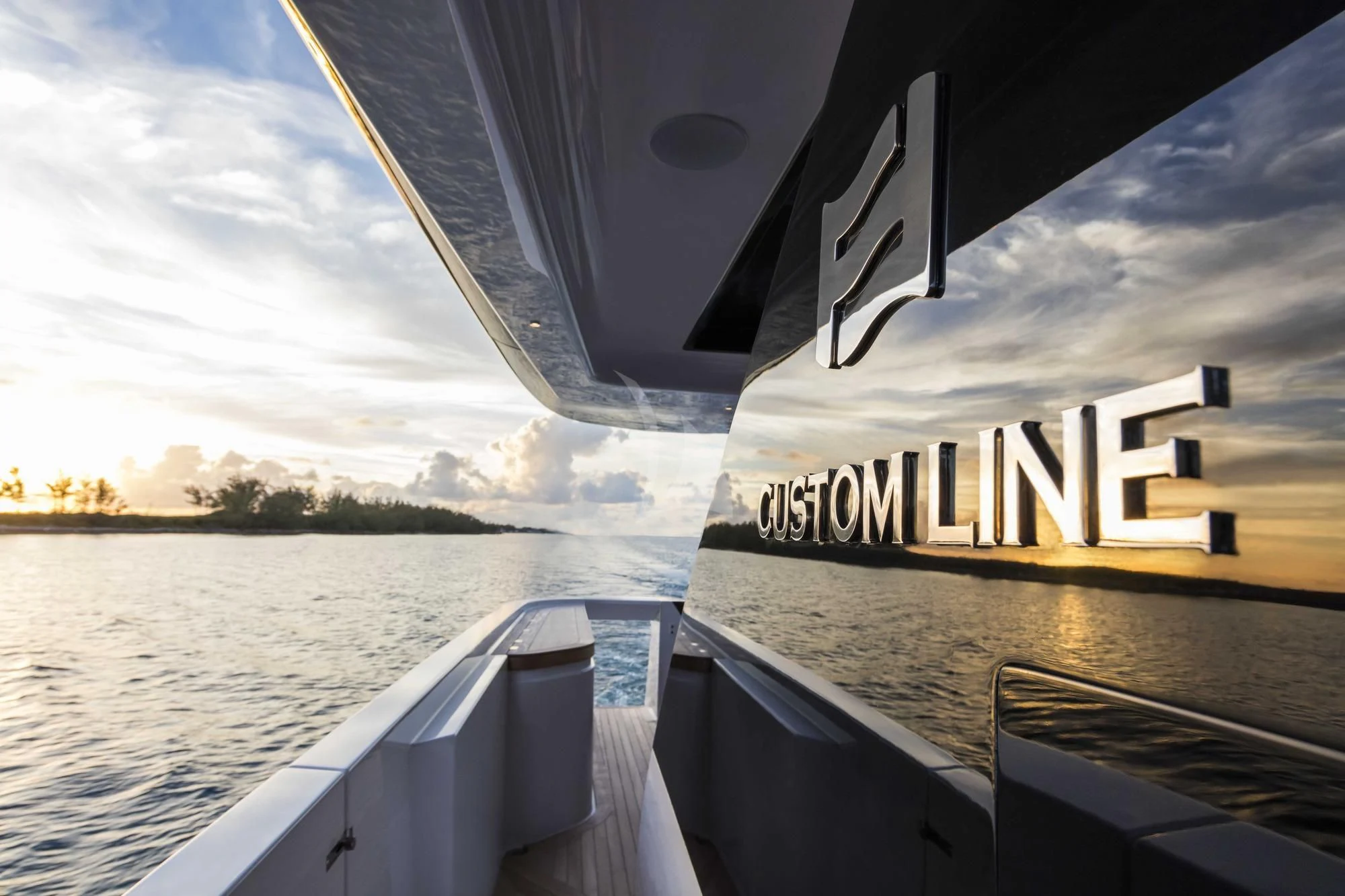 a boat on the water aboard NEVER BLUE Yacht for Sale