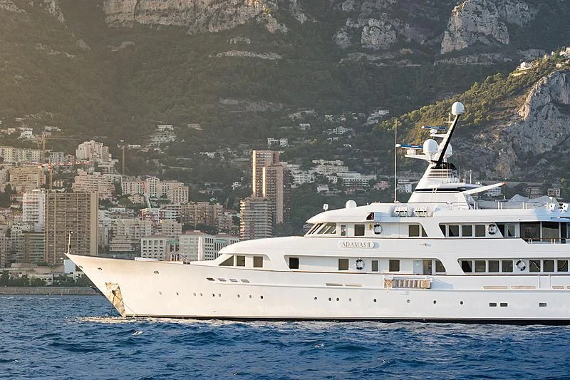 a large white boat in the water aboard ITOTO Yacht for Charter