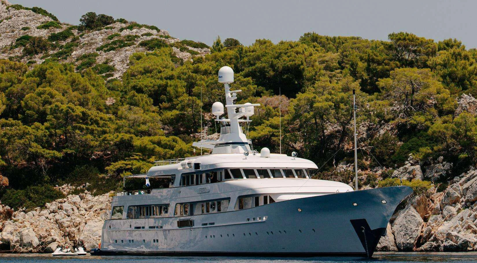 a boat on the water aboard ITOTO Yacht for Charter
