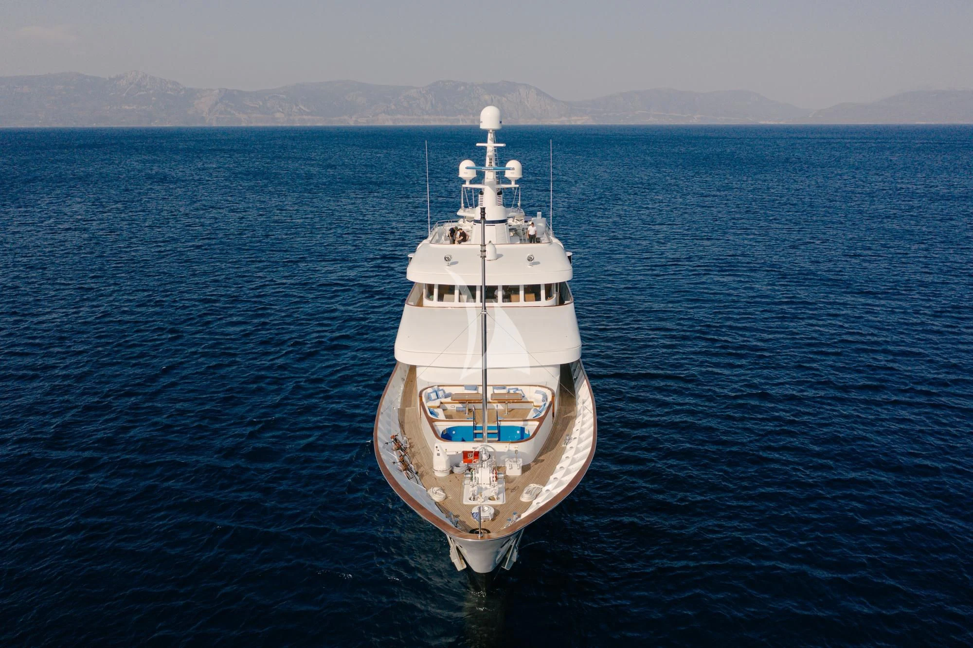 a boat in the water aboard ITOTO Yacht for Charter