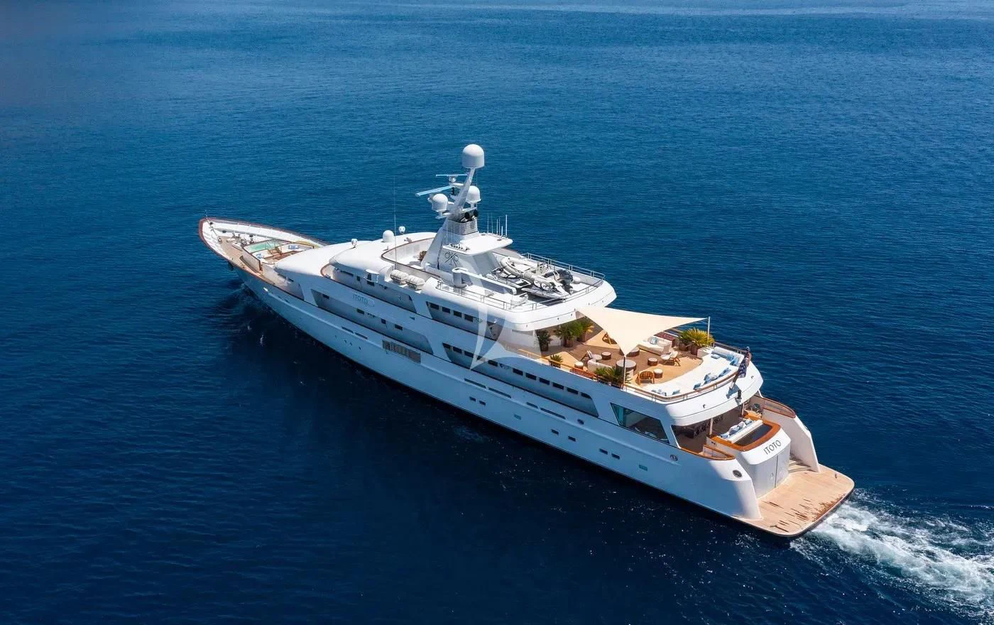 a ship on the water aboard ITOTO Yacht for Charter