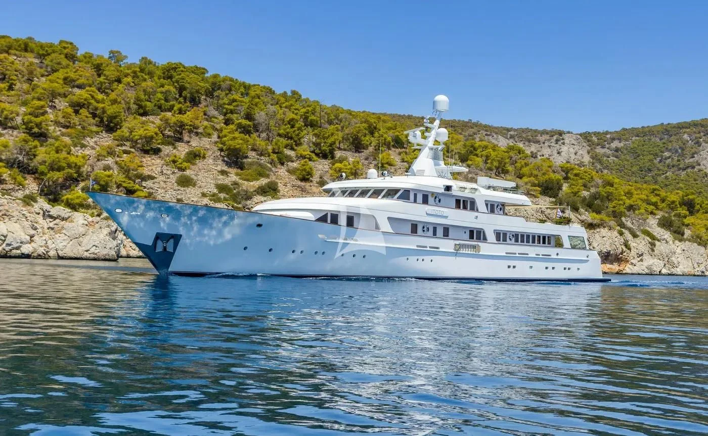 a boat on the water aboard ITOTO Yacht for Charter