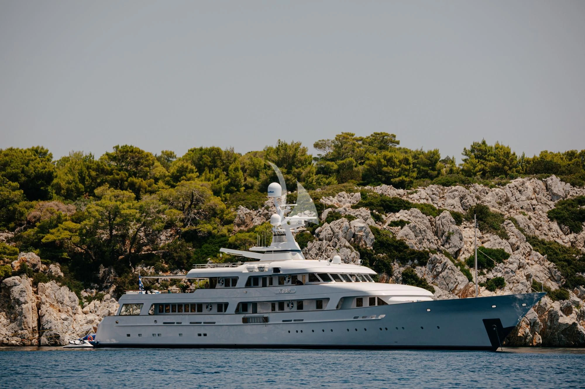 a boat on the water aboard ITOTO Yacht for Charter
