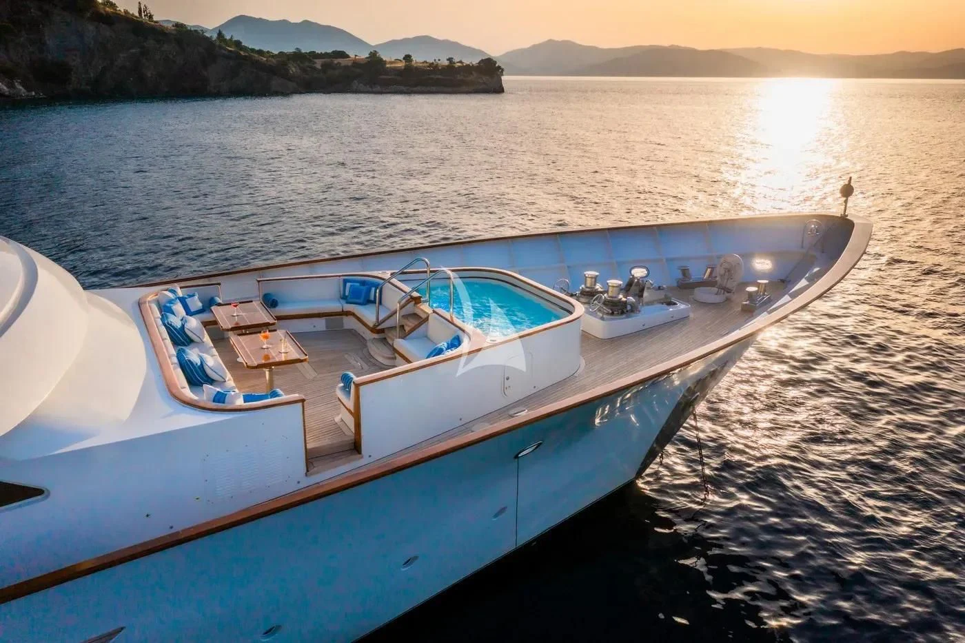 a boat on the water aboard ITOTO Yacht for Charter