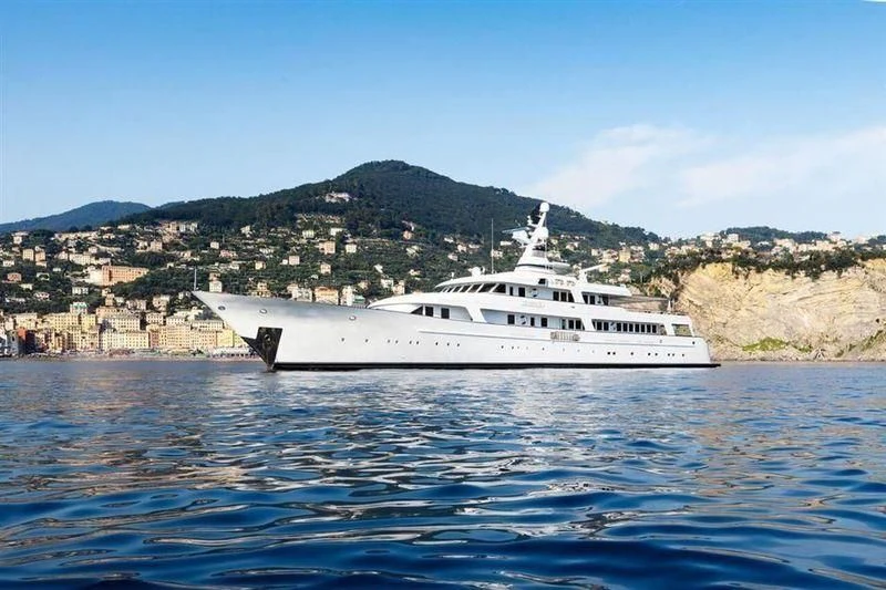 a boat in the water aboard ITOTO Yacht for Charter