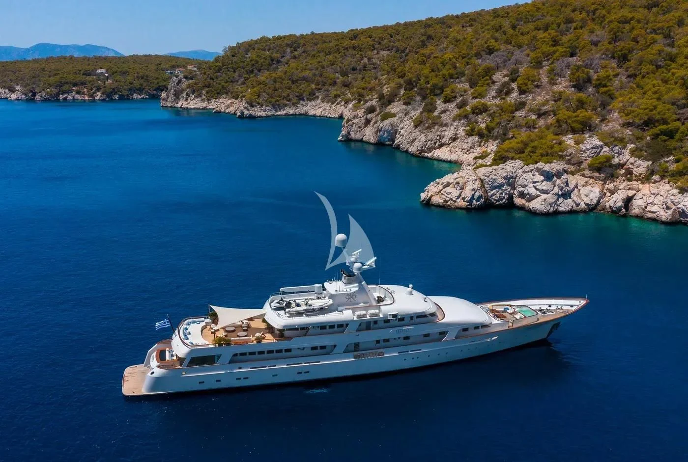 a boat in the water aboard ITOTO Yacht for Charter