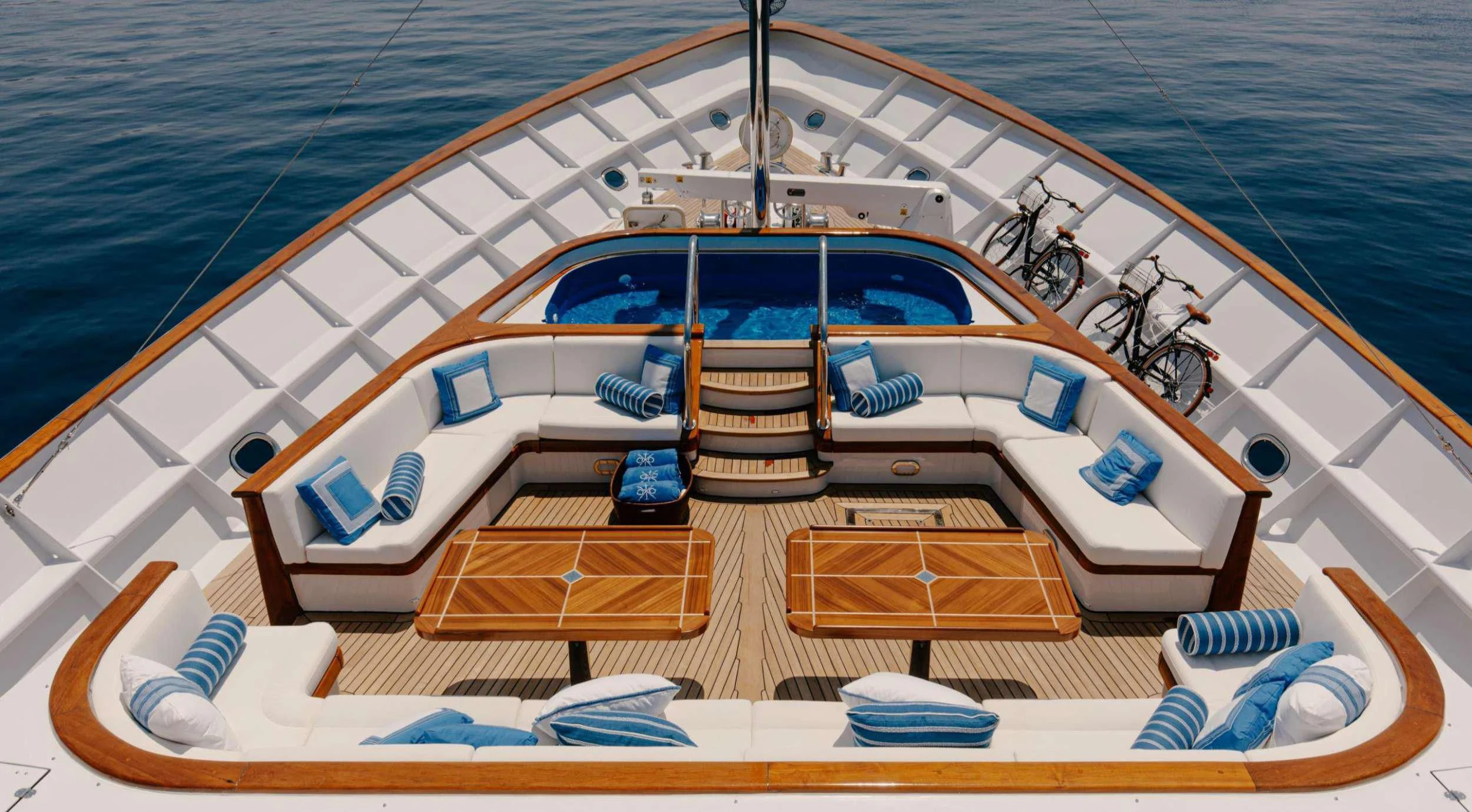 a boat on the water aboard ITOTO Yacht for Charter