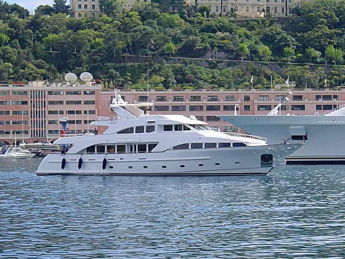 a boat in the water aboard GALLUS Yacht for Sale