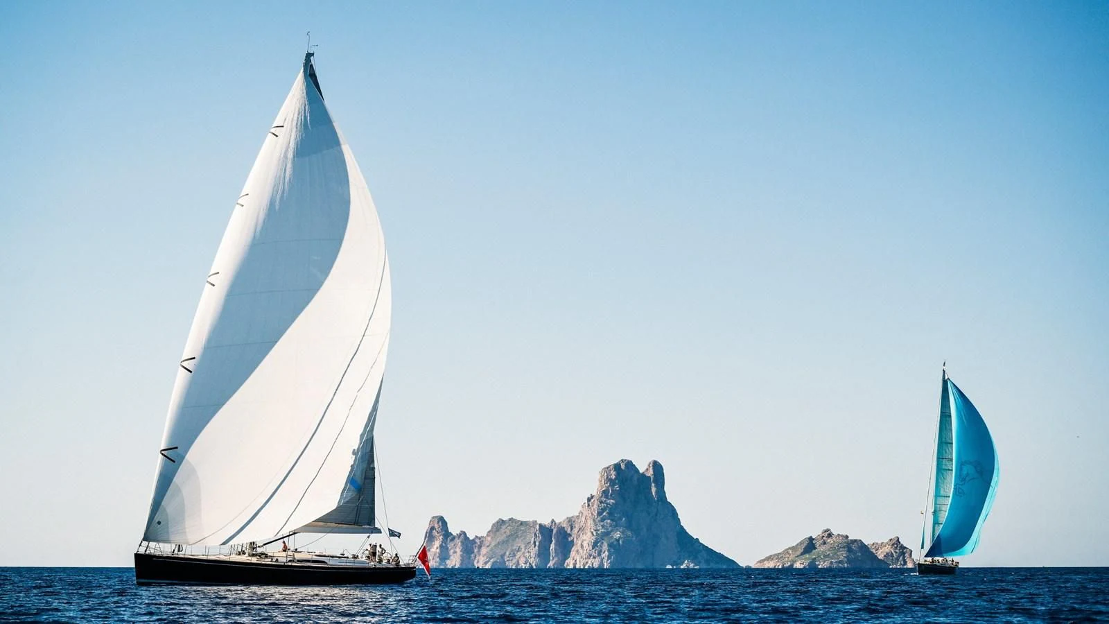 sailboats in the water aboard INTO THE SUNSET Yacht for Sale
