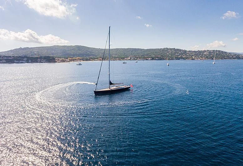 a boat on the water aboard INTO THE SUNSET Yacht for Sale