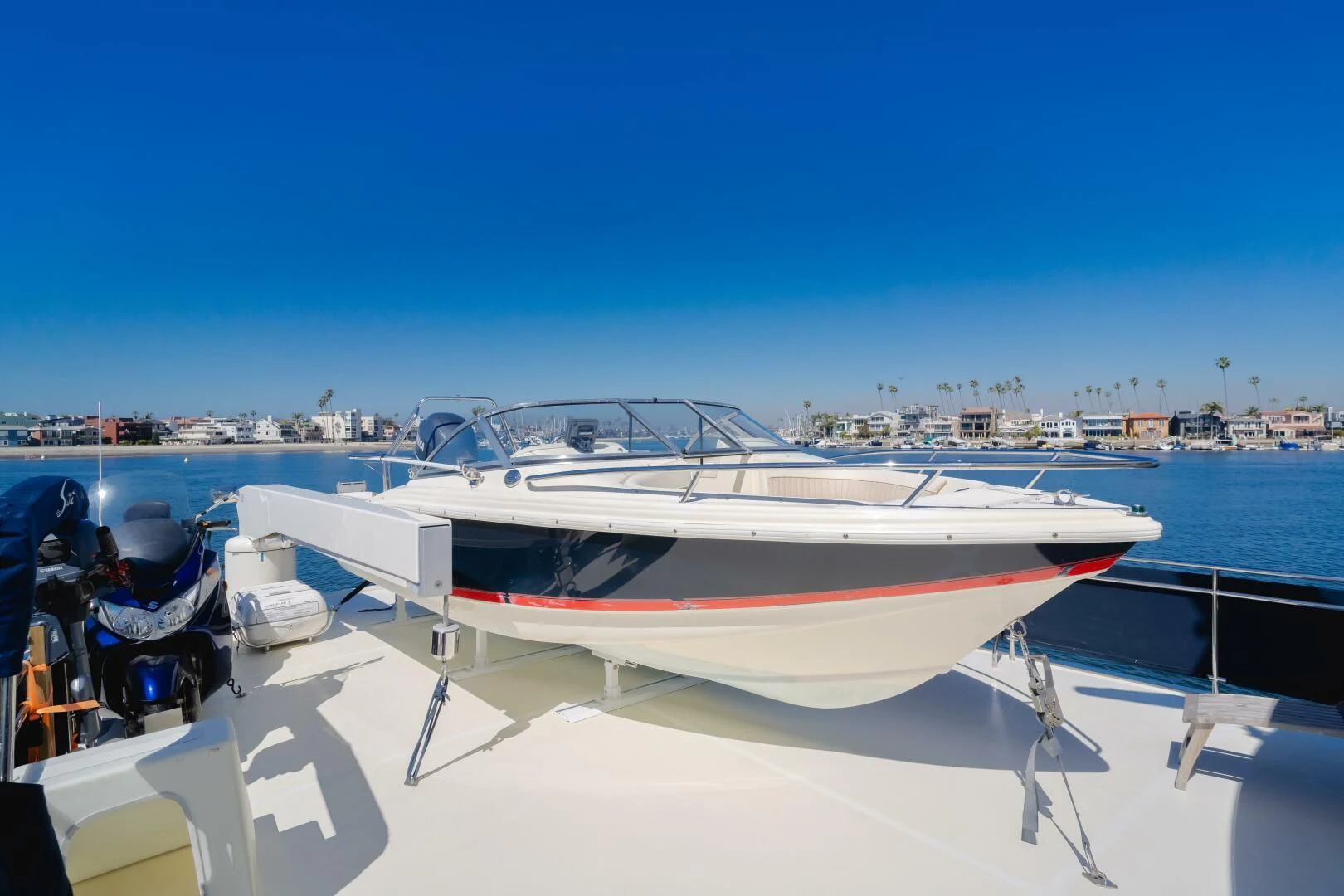 a boat on the water aboard AL DI LA Yacht for Sale