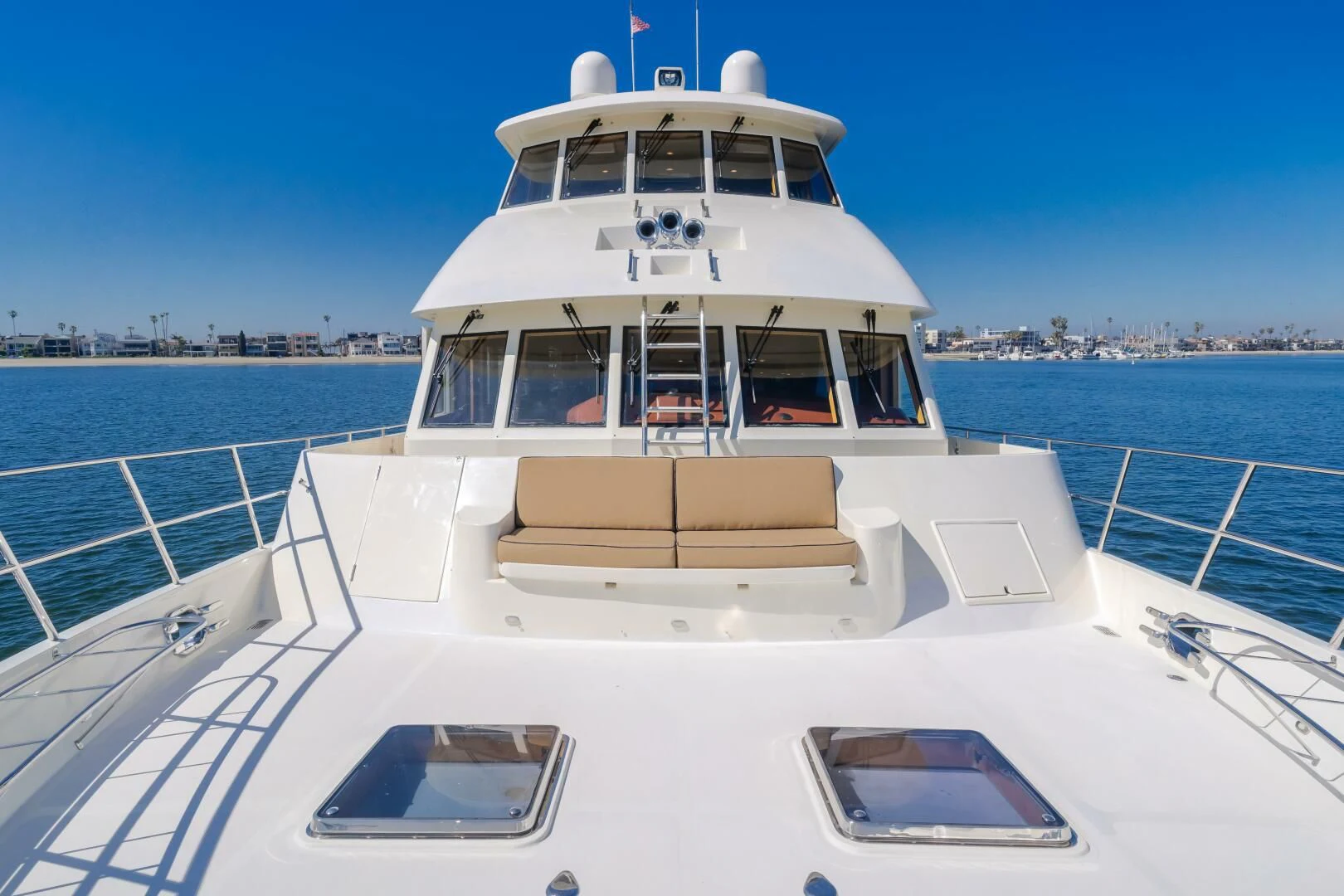 a boat on the water aboard AL DI LA Yacht for Sale