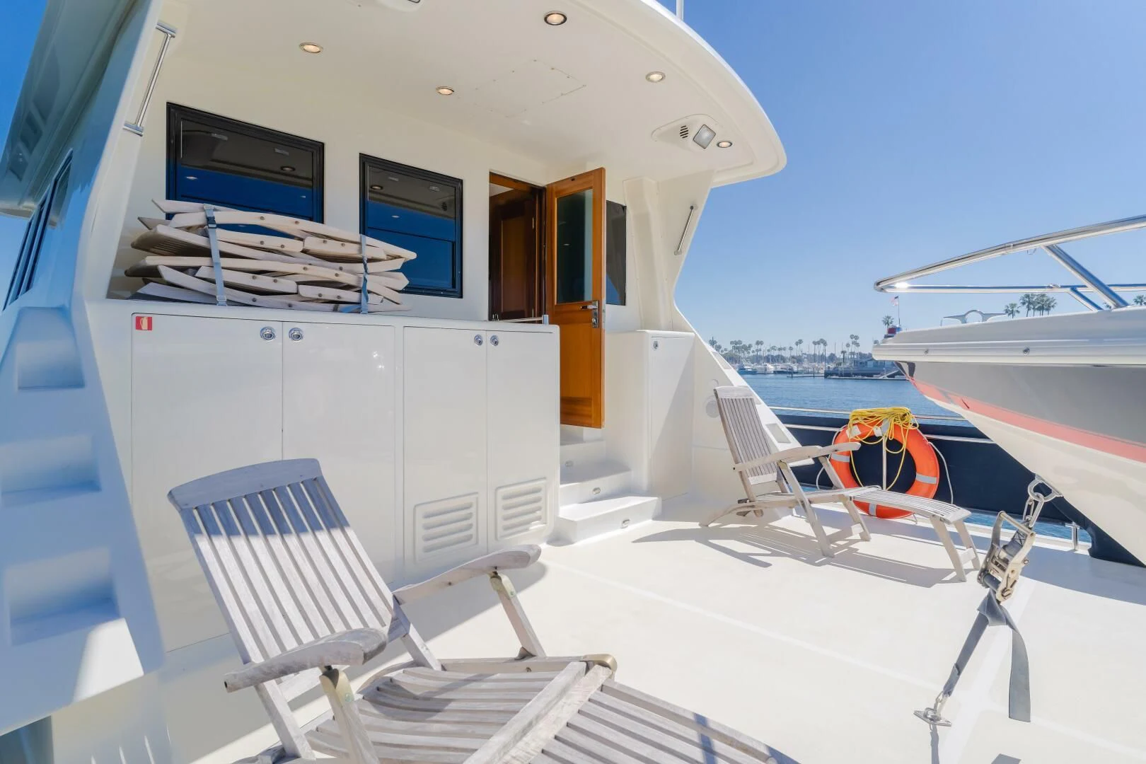 a boat on the water aboard AL DI LA Yacht for Sale