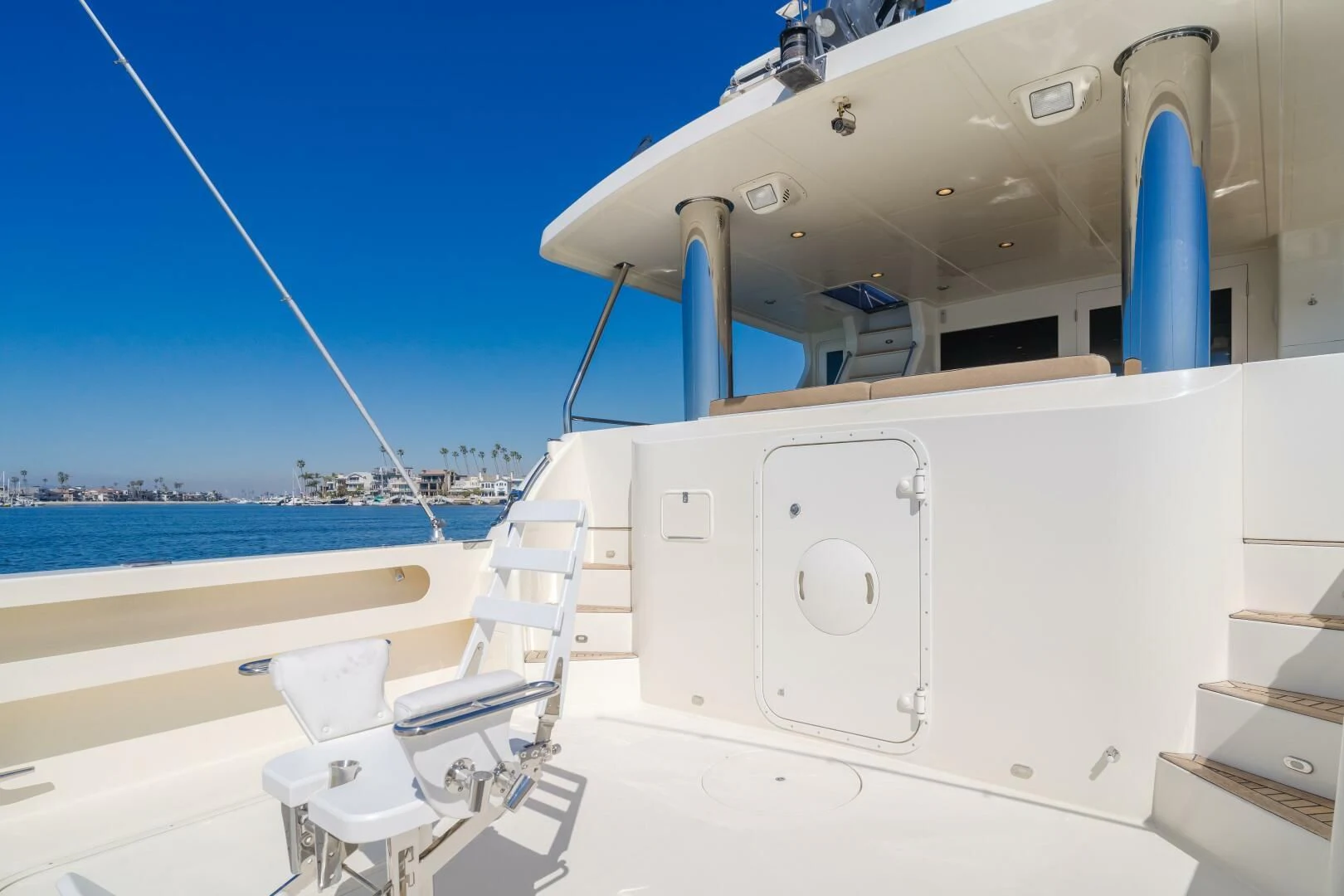 a space shuttle on a deck aboard AL DI LA Yacht for Sale