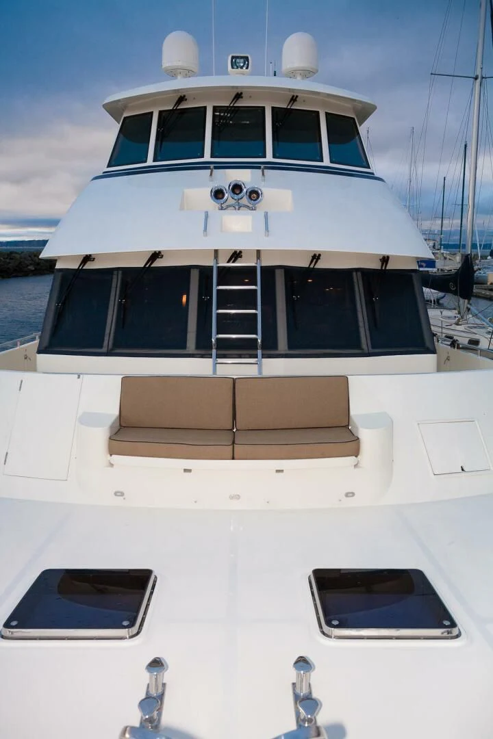 a boat on the water aboard AL DI LA Yacht for Sale