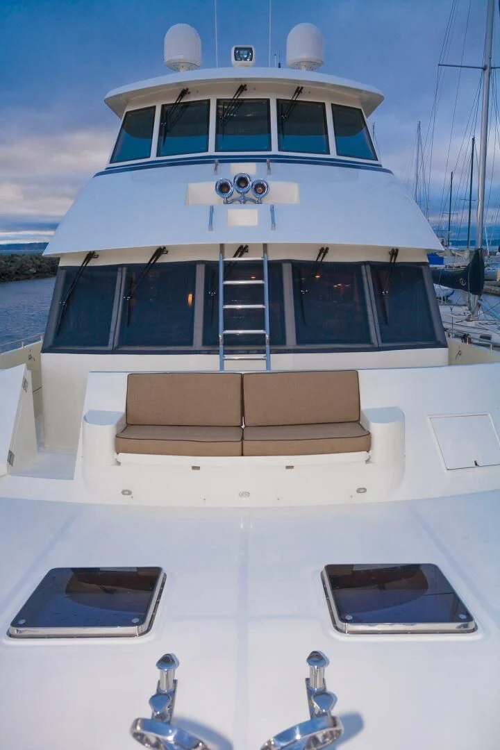 a boat on the water aboard AL DI LA Yacht for Sale