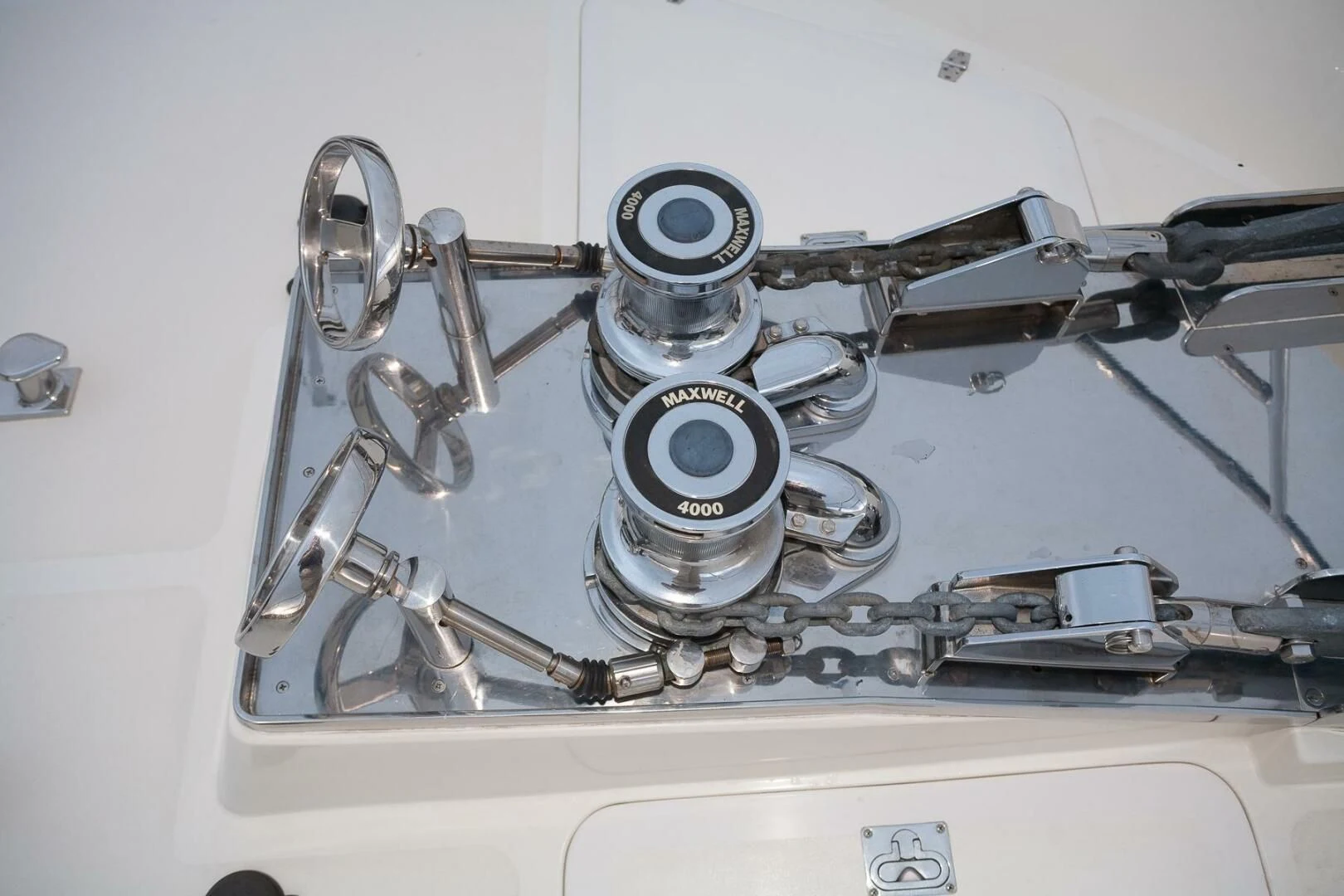 a machine with a large metal object aboard AL DI LA Yacht for Sale