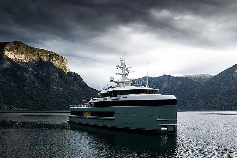 a boat on the water aboard ANAWA Yacht for Sale