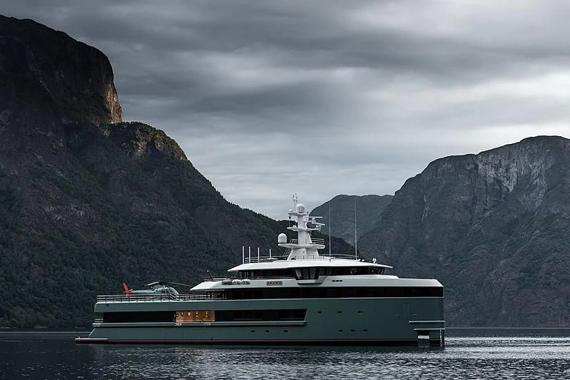 a boat on the water aboard ANAWA Yacht for Sale