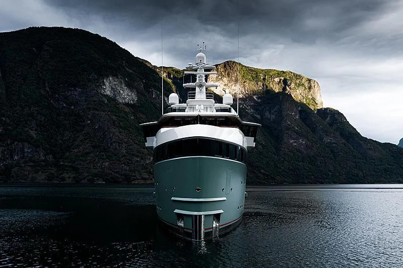 a boat in the water aboard ANAWA Yacht for Sale