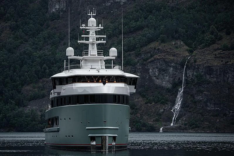 a boat on the water aboard ANAWA Yacht for Sale