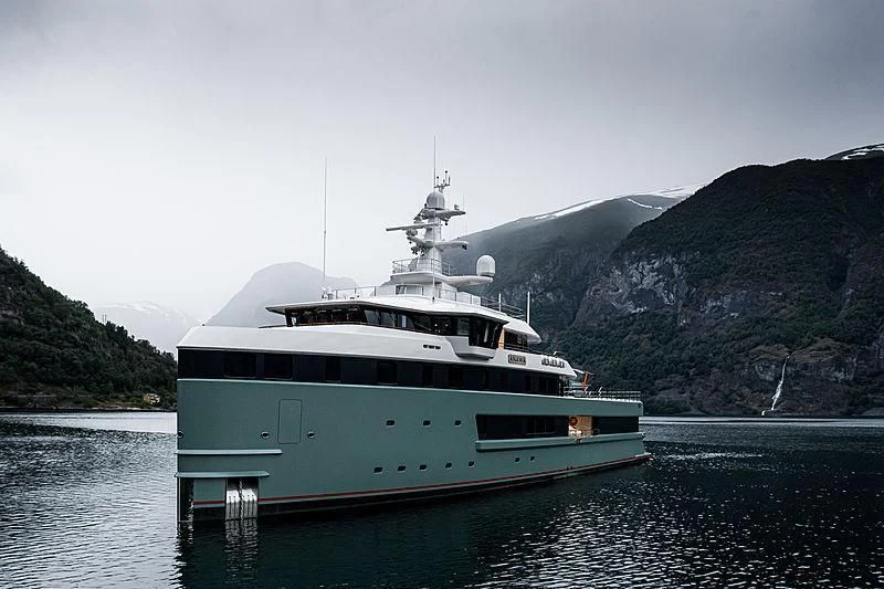 a boat on the water aboard ANAWA Yacht for Sale
