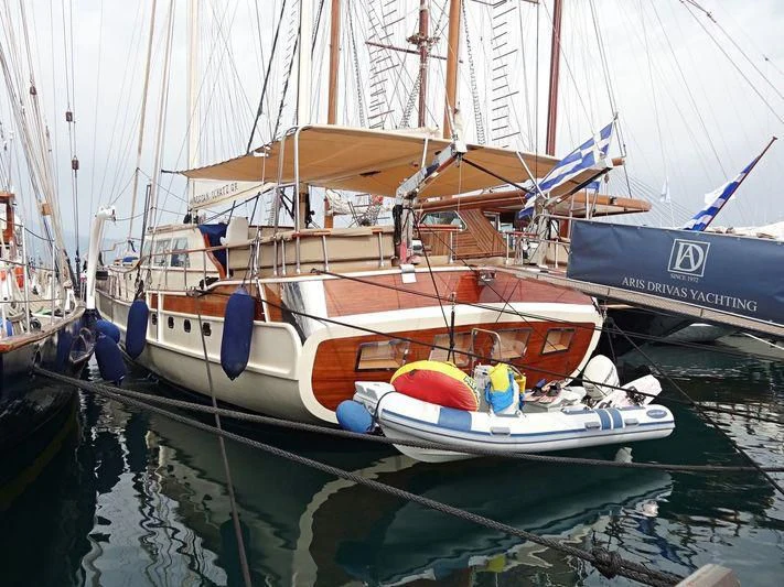 a boat in the water aboard SCHATZ Yacht for Sale