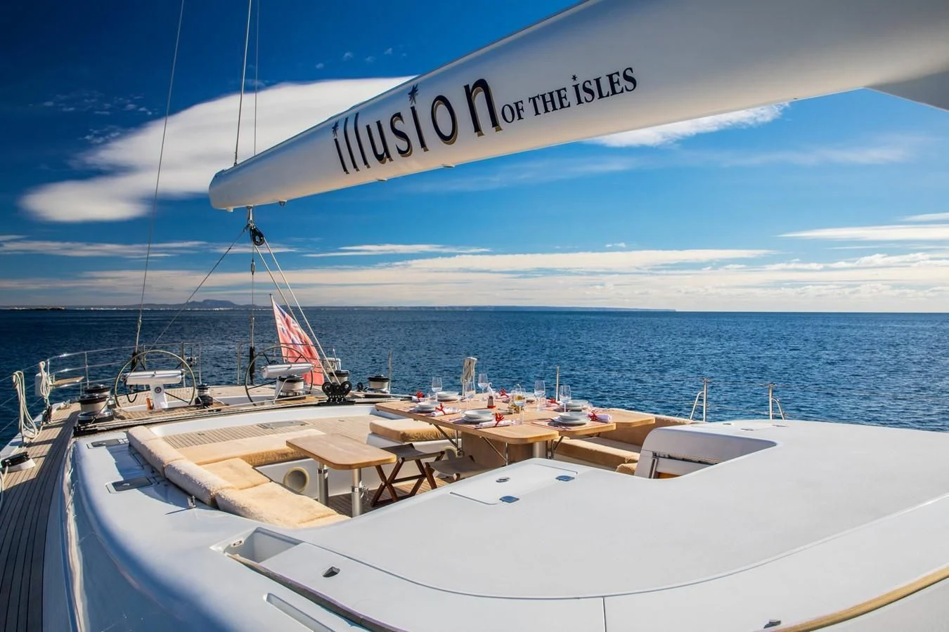 a boat on the water aboard MEDUSA Yacht for Sale