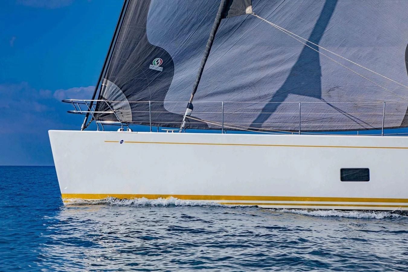 a sailboat on the water aboard MEDUSA Yacht for Sale