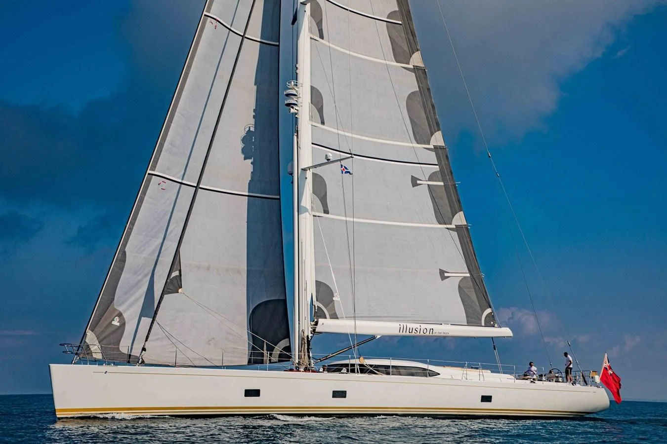 a sailboat on the water aboard MEDUSA Yacht for Sale