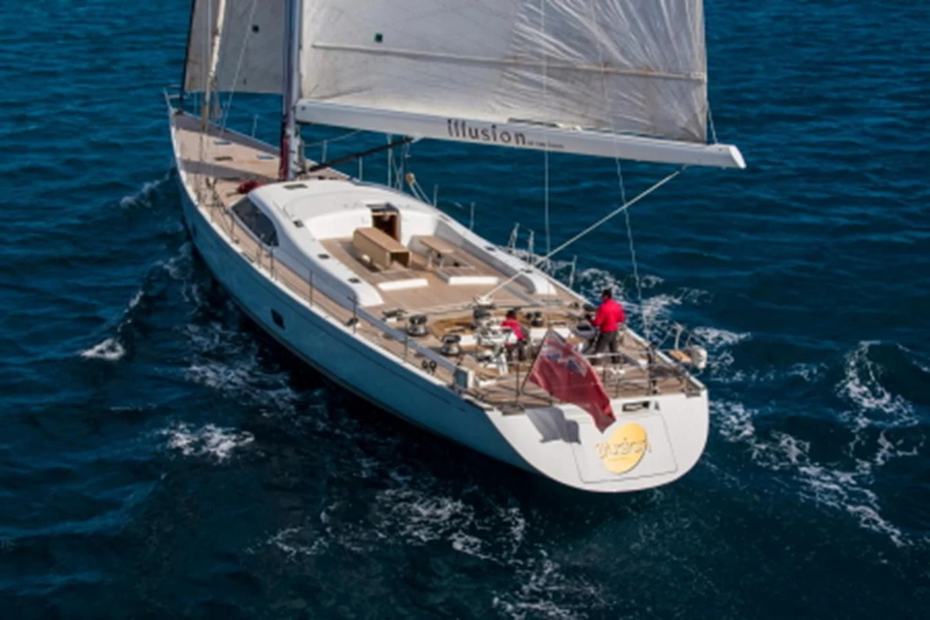a boat in the water aboard MEDUSA Yacht for Sale