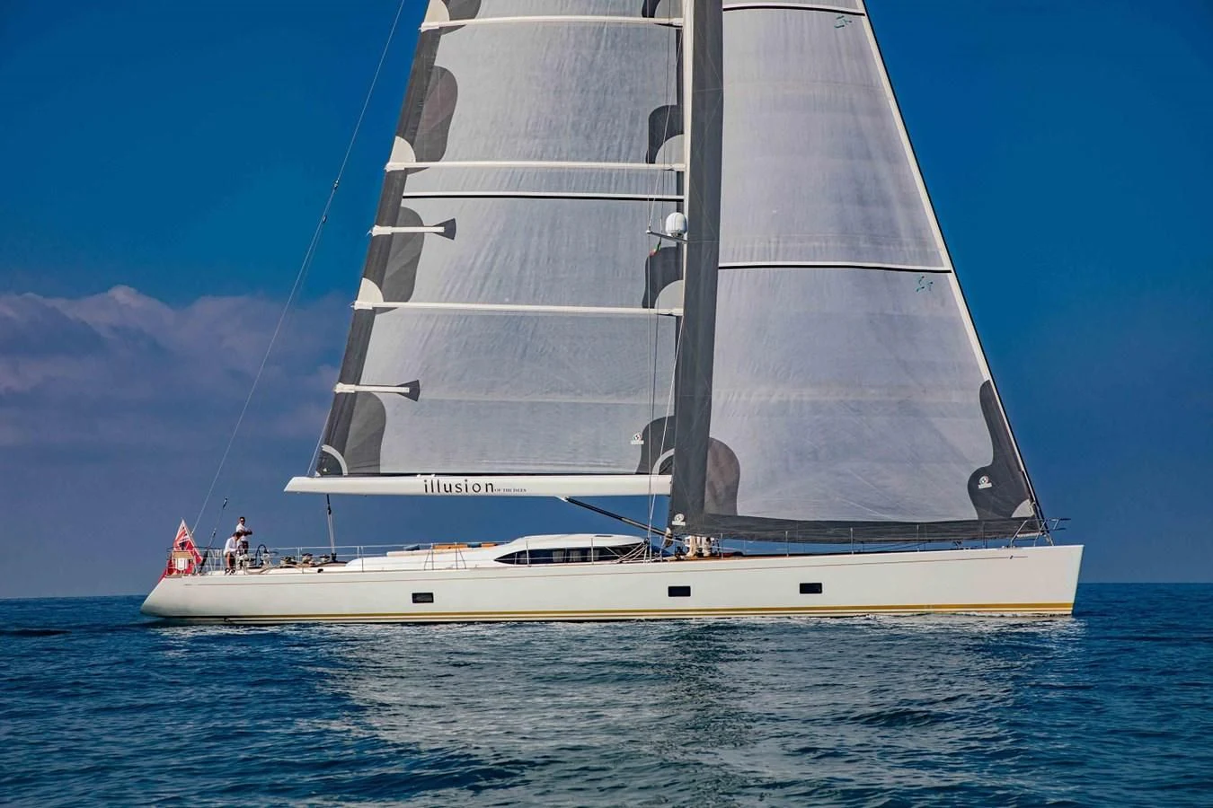 a sailboat on the water aboard MEDUSA Yacht for Sale