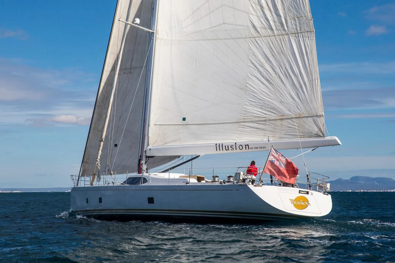a sailboat on the water aboard MEDUSA Yacht for Sale