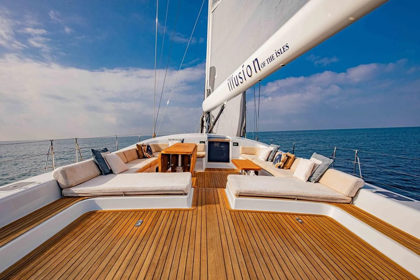 a boat on the water aboard MEDUSA Yacht for Sale