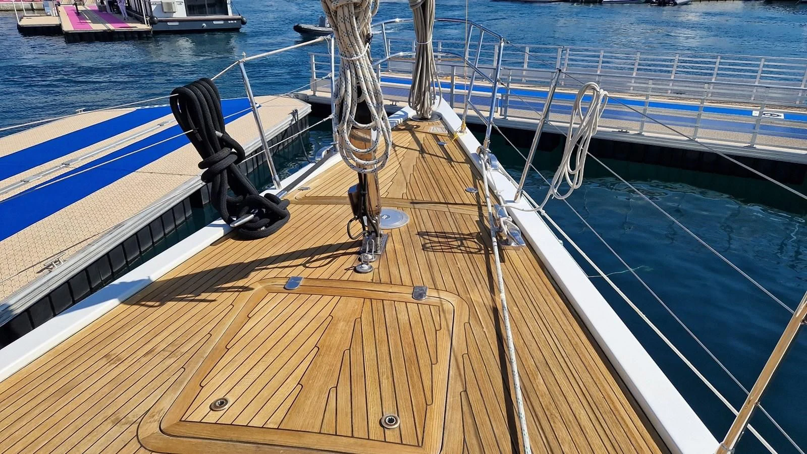 a boat on the water aboard MEDUSA Yacht for Sale