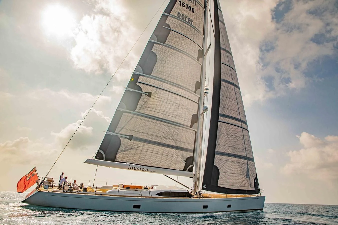 a sailboat on the water aboard MEDUSA Yacht for Sale