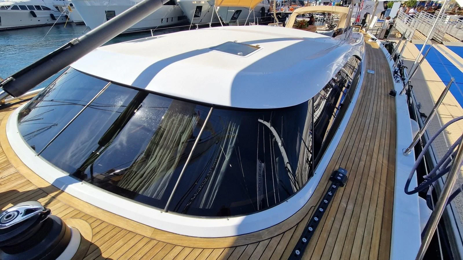 a boat on the water aboard MEDUSA Yacht for Sale