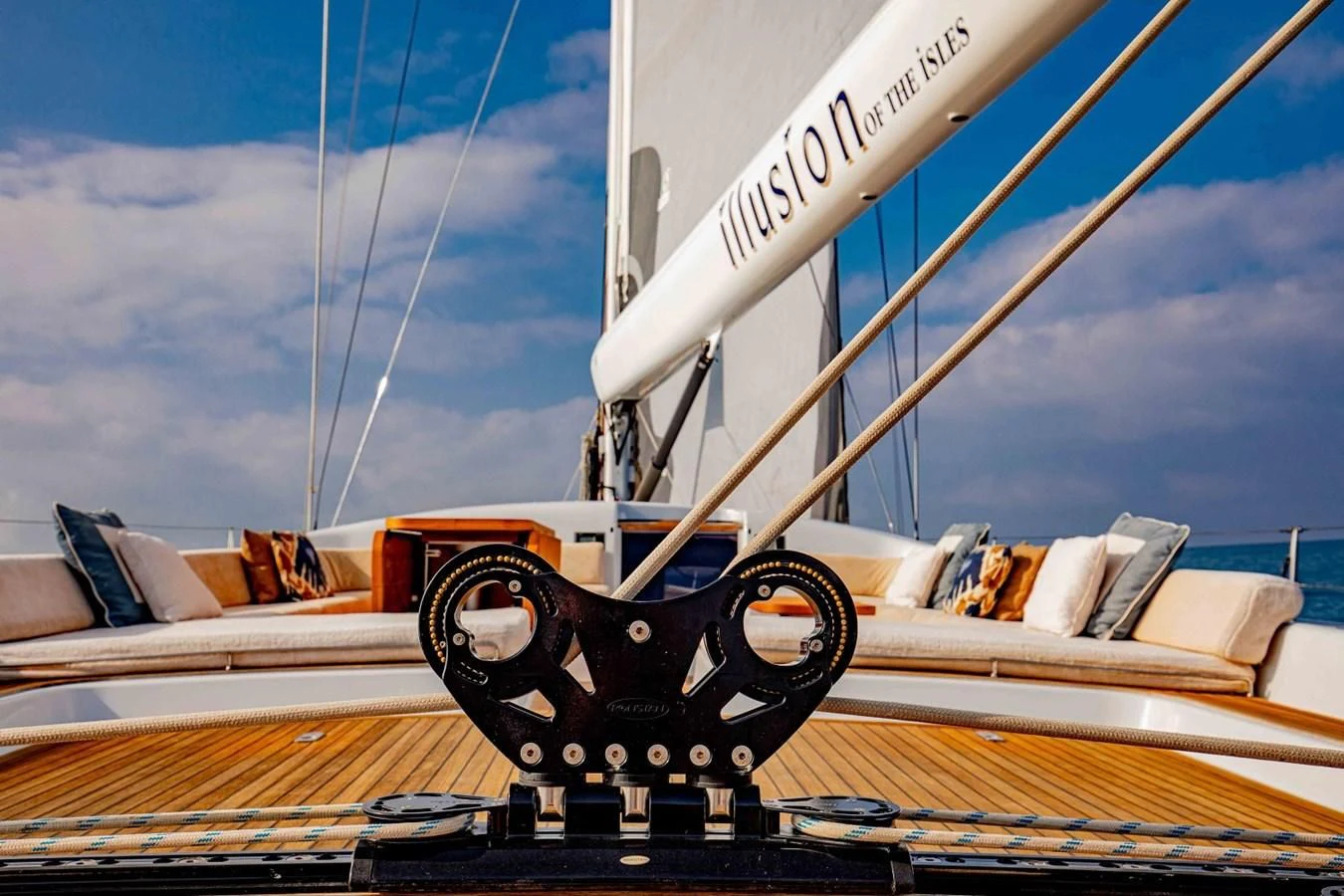 a boat on a dock aboard MEDUSA Yacht for Sale