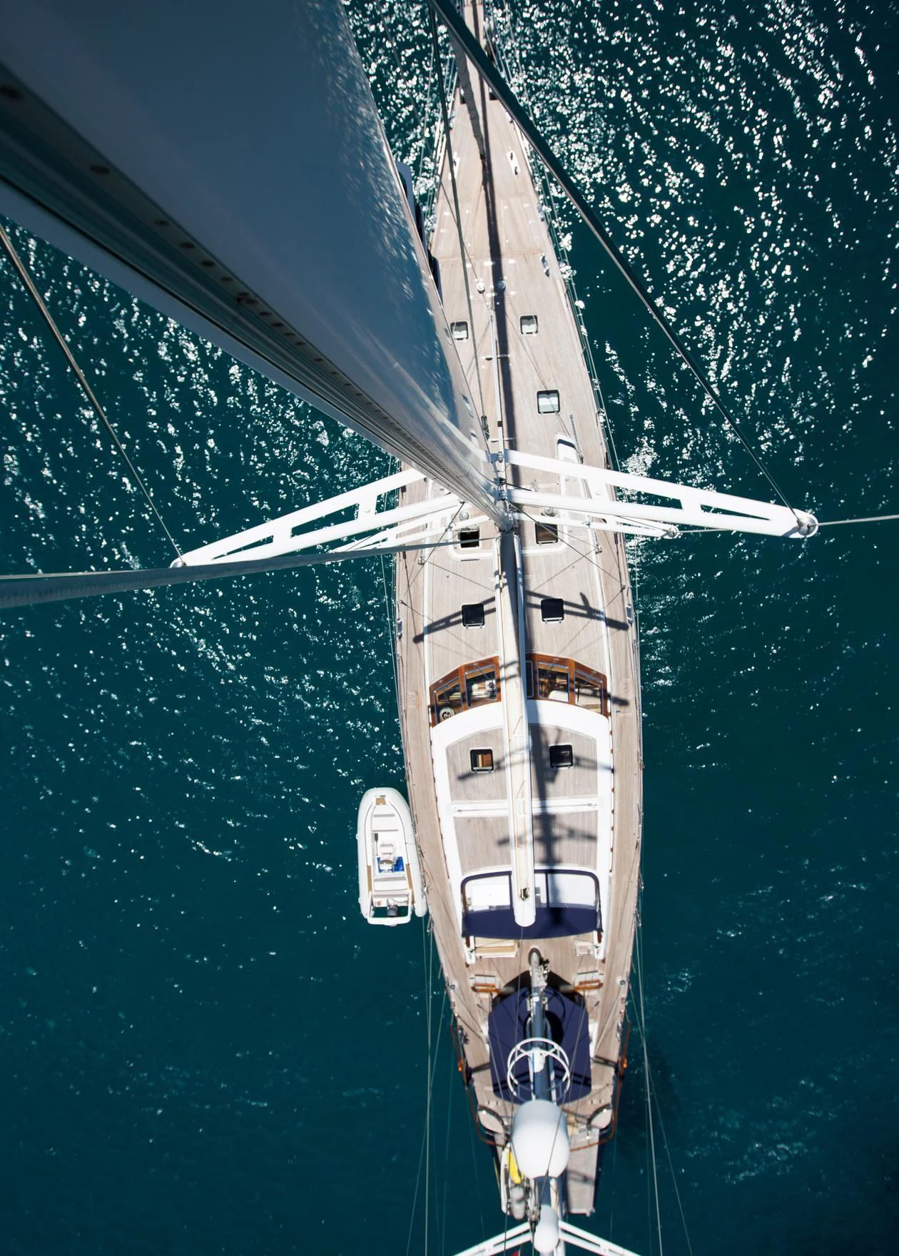 a person on a boat aboard INFATUATION Yacht for Sale