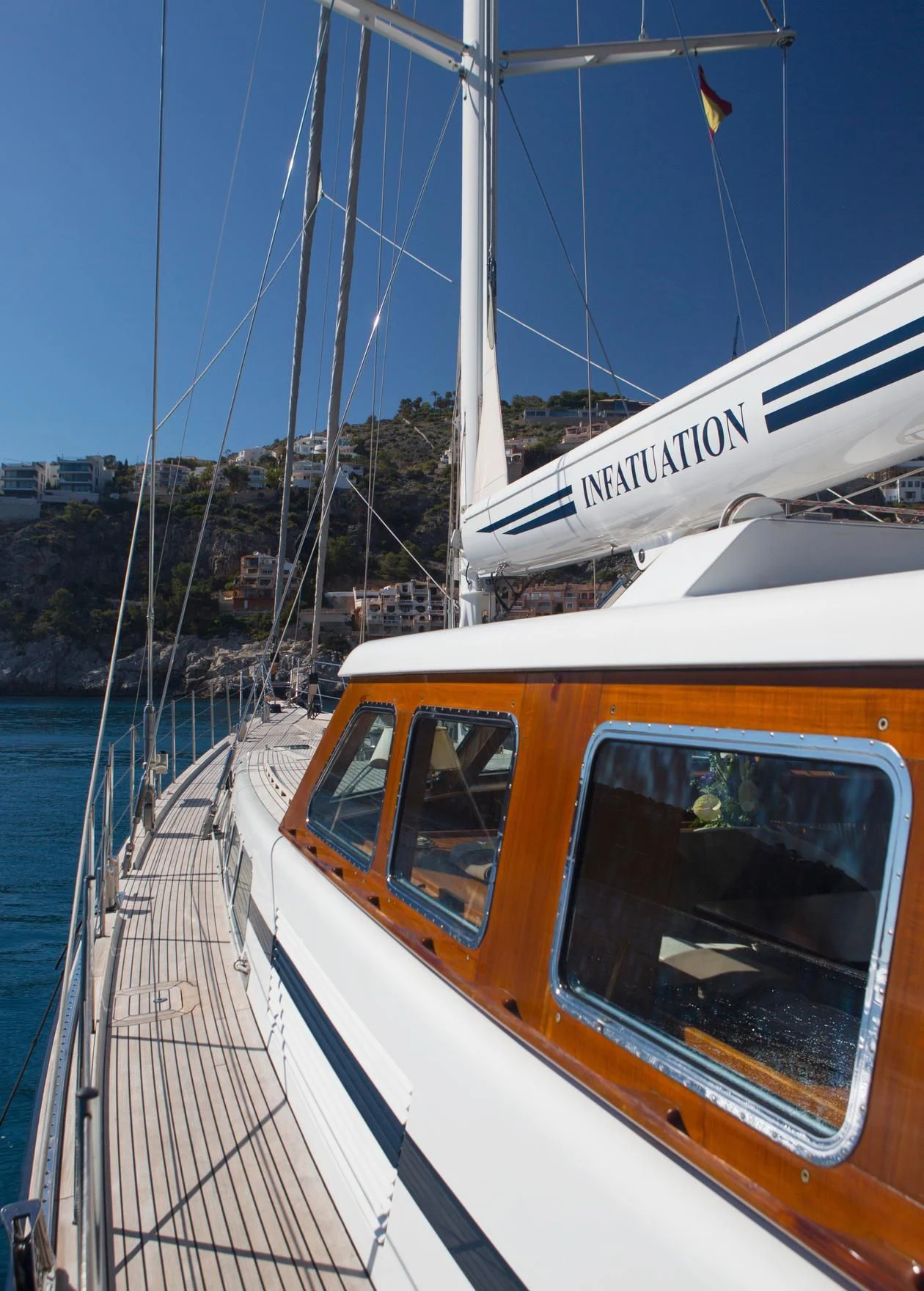 a boat on the water aboard INFATUATION Yacht for Sale