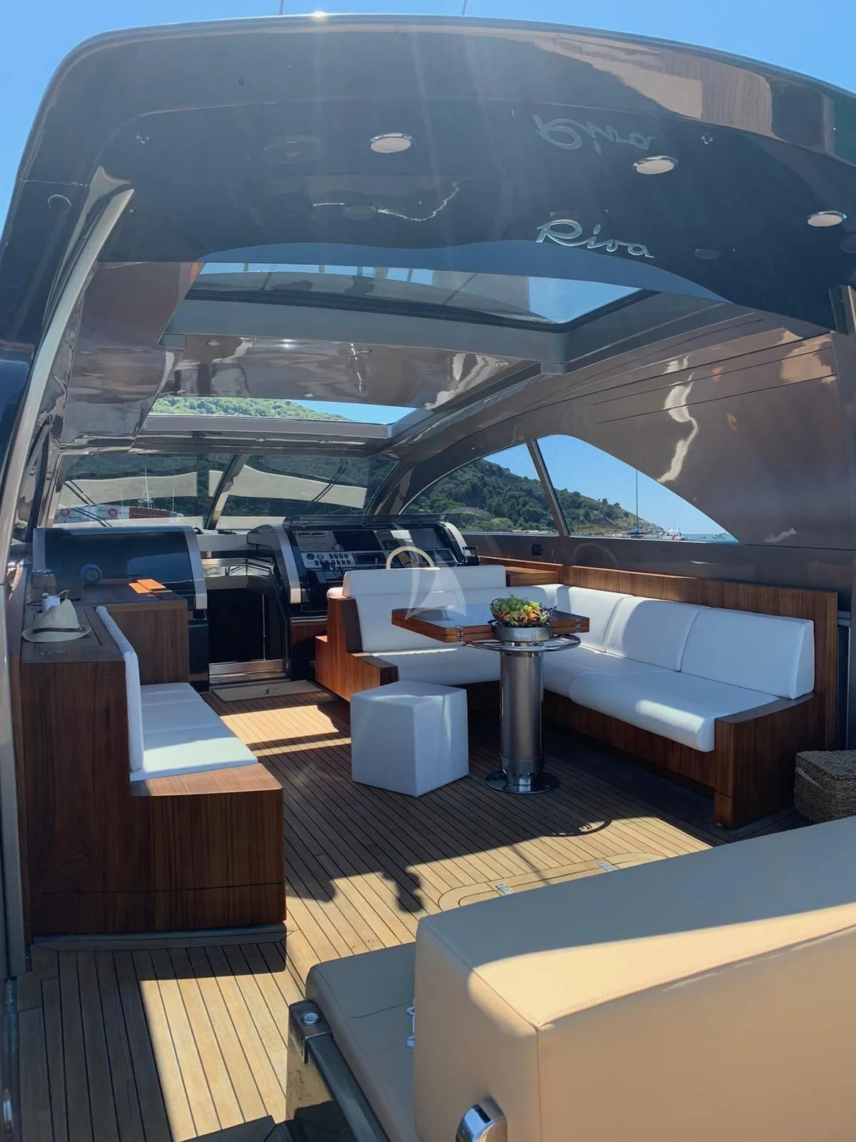 inside of a boat aboard ALTER EGO Yacht for Sale