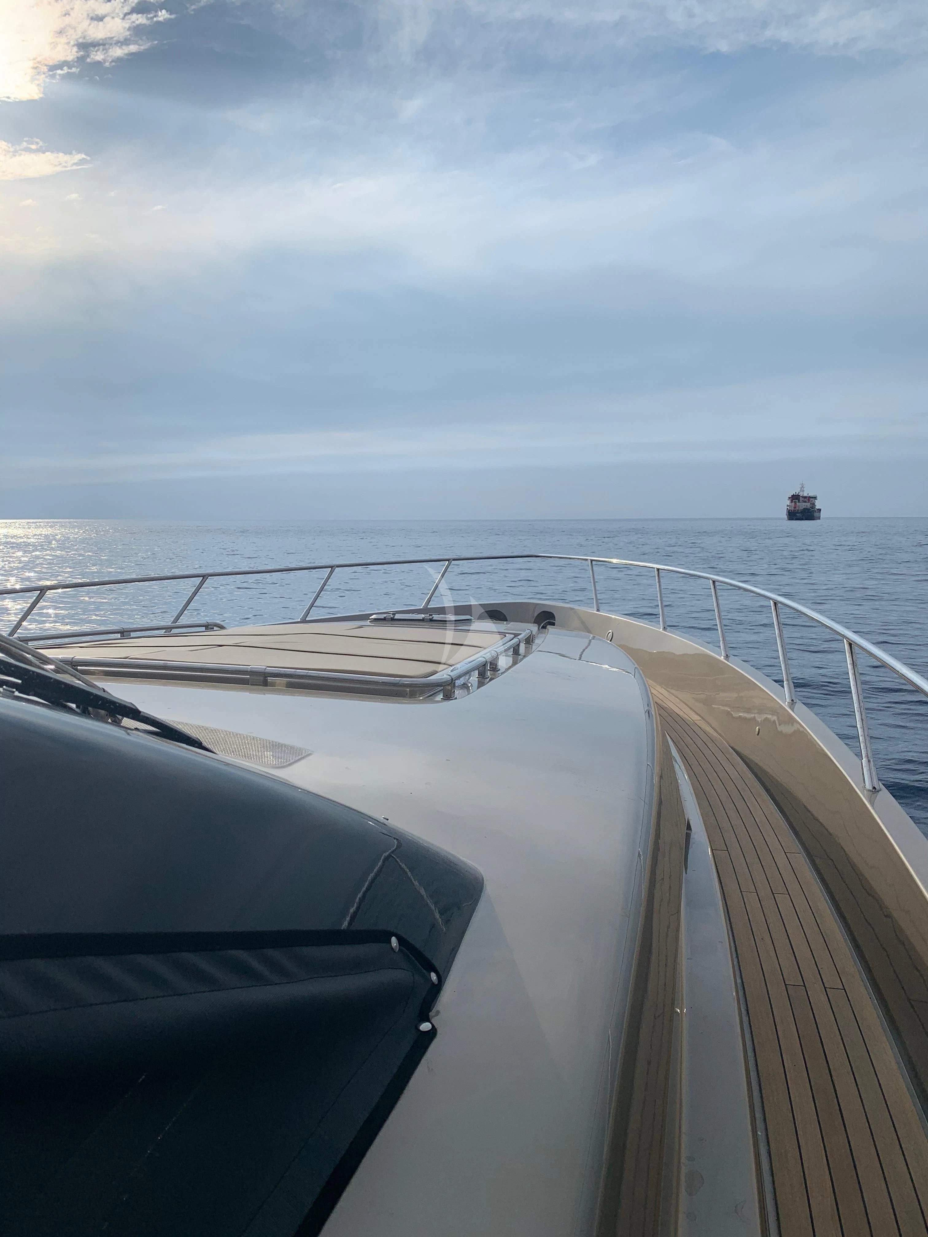 a boat on a body of water aboard ALTER EGO Yacht for Sale