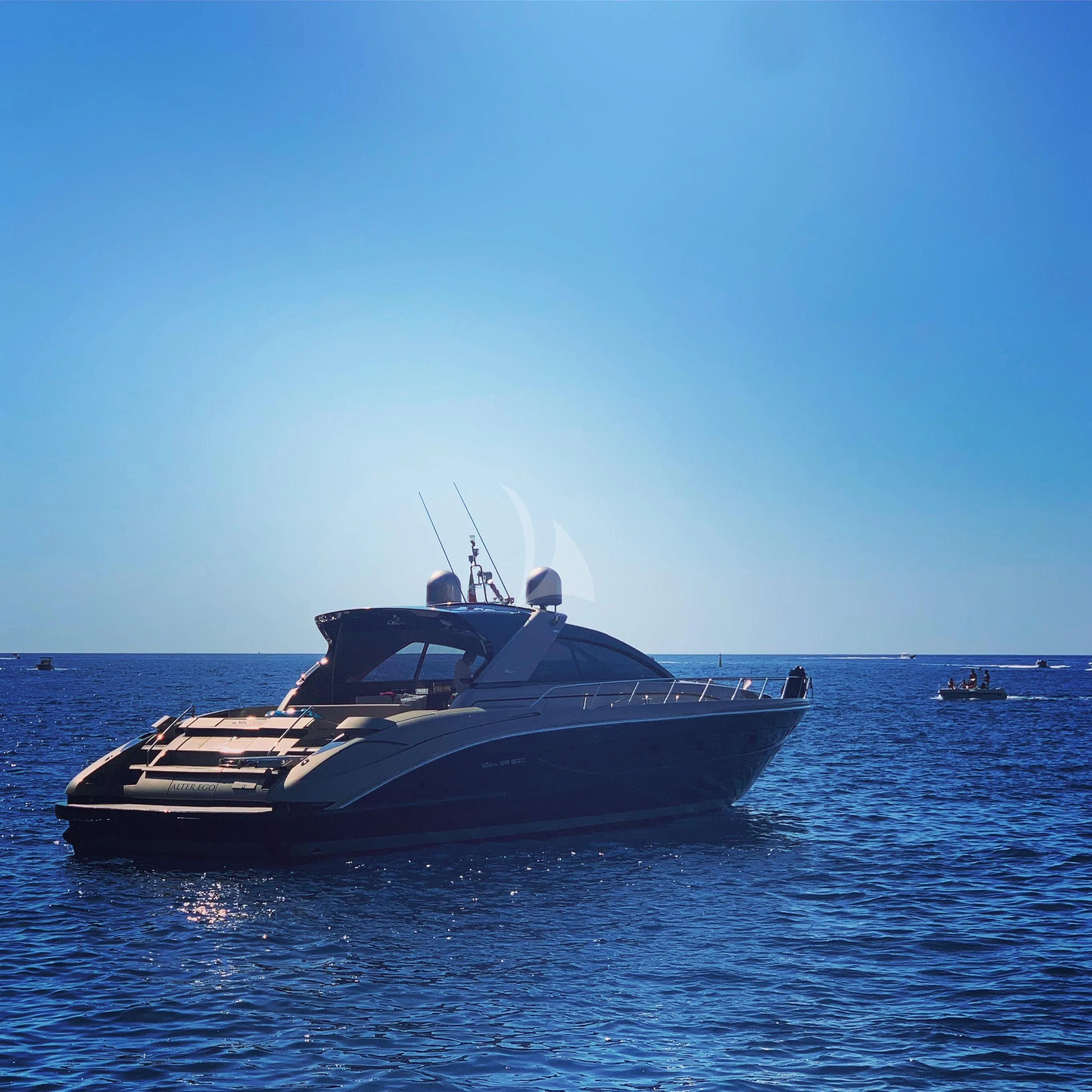 a boat in the water aboard ALTER EGO Yacht for Sale