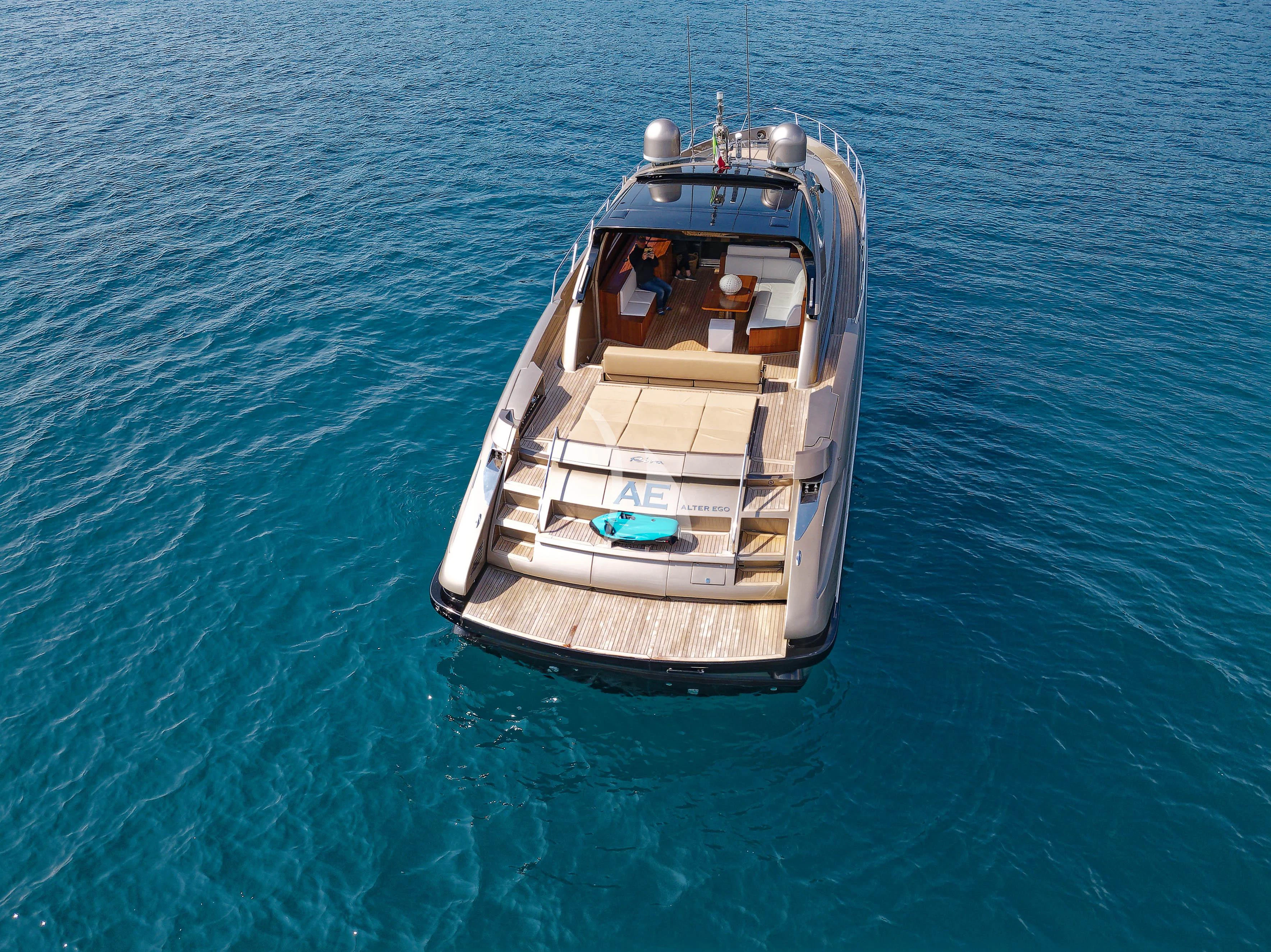 a boat on the water aboard ALTER EGO Yacht for Sale