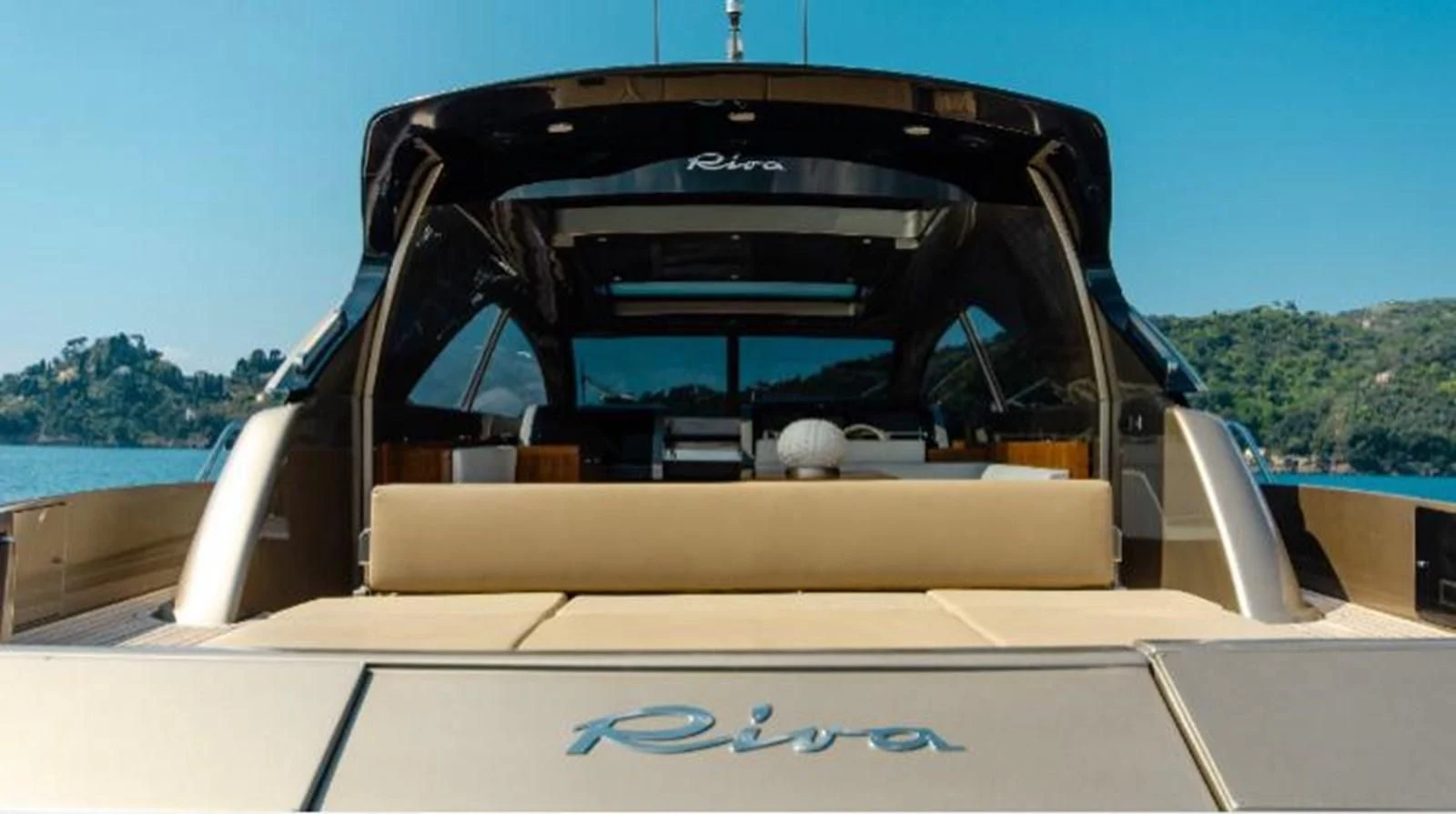 the front of a car aboard ALTER EGO Yacht for Sale