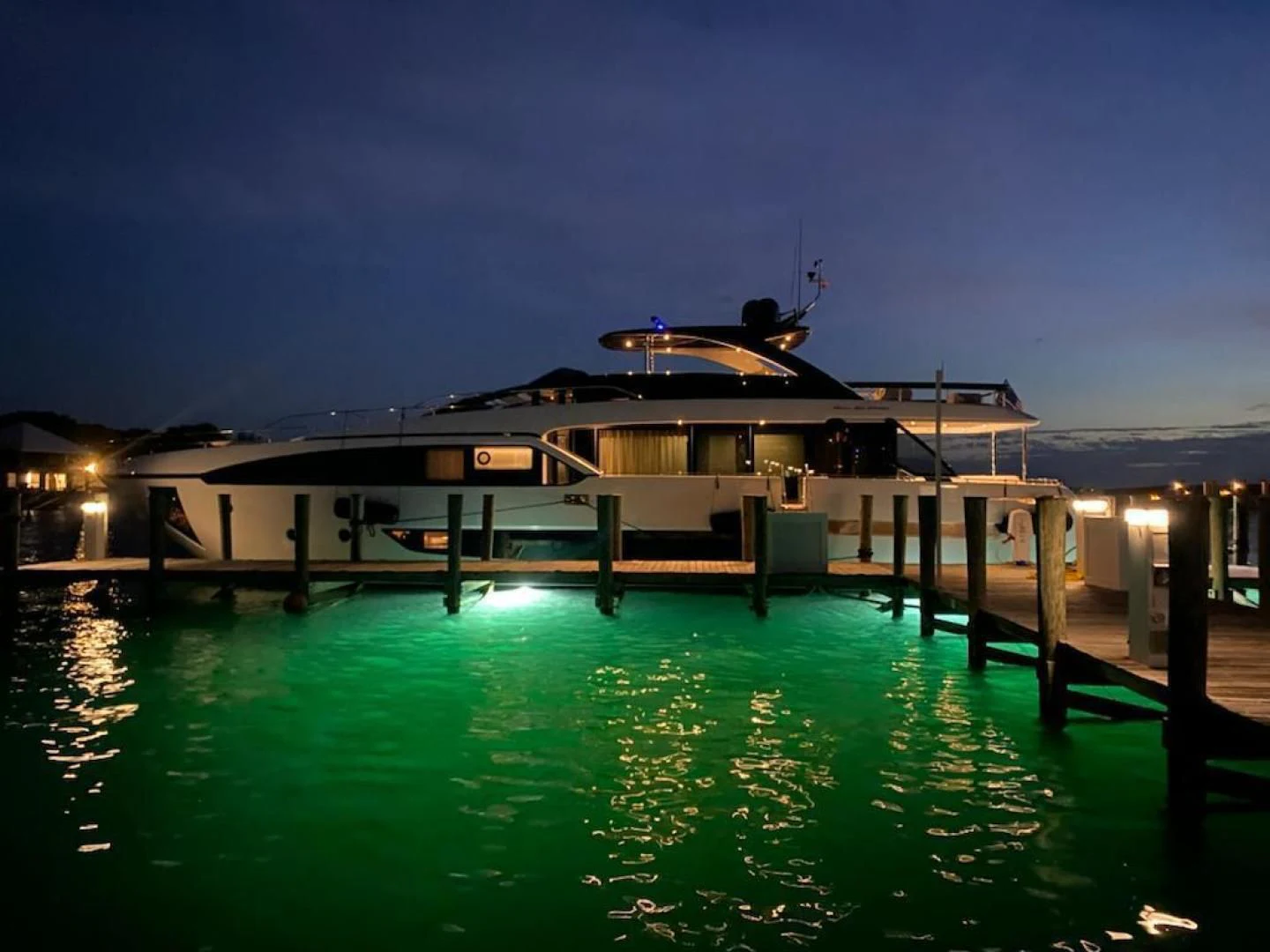 a building with a pool aboard KIYOMIZU Yacht for Sale