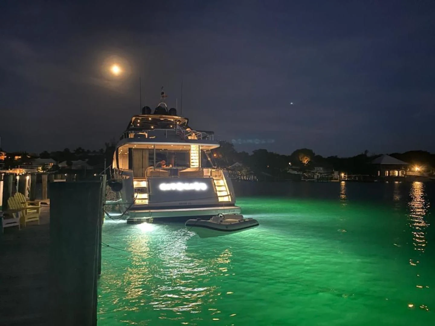 a boat in the water aboard KIYOMIZU Yacht for Sale