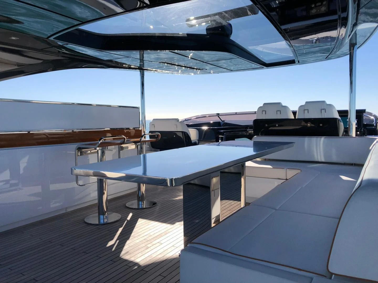 a pool table in a room aboard KIYOMIZU Yacht for Sale